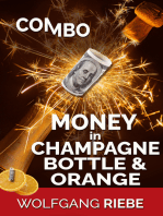 Combo Money in Champagne Bottle & Orange