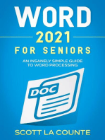 Word 2021 For Seniors