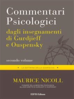 Commentari Psicologici - volume 2: Dagli insegnamenti di Gurdjieff e Ouspensky