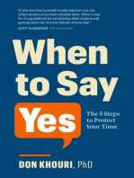 When To Say Yes