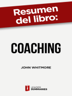 Resumen del libro "Coaching" de John Whitmore: El método para mejorar el rendimiento de las personas