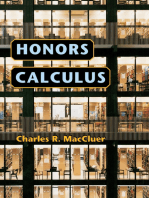 Honors Calculus