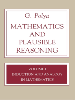 Mathematics and Plausible Reasoning, Volume 1