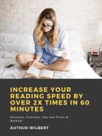 Increase Your Reading Speed by Over 2x Times In 60 Minutes