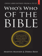 Who's Who of the Bible: Everything you need to know about everyone named in the Bible