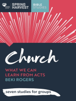 Church: What we can learn from Acts: seven studies for groups