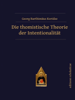Die thomistische Theorie der Intentionalität