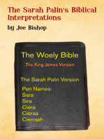 Sarah Palin’S Biblical Interpretation