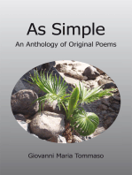 As Simple: An Anthology of Original Poems