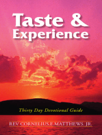 Taste & Experience: Thirty Day Devotional Guide