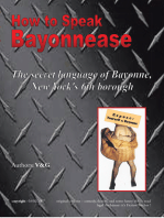 How to Speak Bayonnease: The secret language of Bayonne, New York's sixth borough