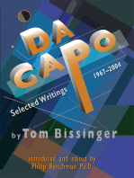 Da Capo:Selected Writings 1967-2004: Selected Writings 1967-2004