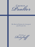 Church Psalter: The Book of Psalms for Liturgical and Private Use