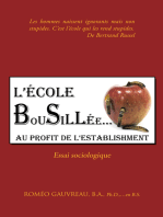 L’École Bousillée Au Profit De L’Establishment: Essai Sociologique