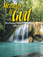 Memoirs to God: Developing a Relatonship with God