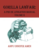 Gorilla Lawfair: A Pro Se Litigation