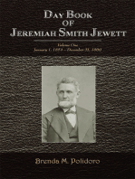 Day Book of Jeremiah Smith Jewett: Volume One January 1, 1854 – December 31, 1869