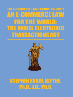 An E-Commerce Law for the World: the Model Electronic Transactions Act: The Model Electronic Transactions Act