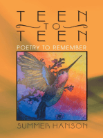 Teen to Teen: Poetry to Remember