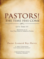 Pastors! the Time Has Come