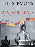 The Sermons of Rev. W.B. Seals: A Preacher/Teacher in Service to the Lord