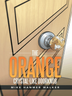 The Orange Crystal-Like Doorknob