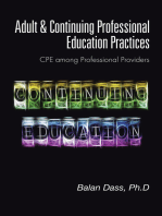 Adult & Continuing Professional Education Practices: Cpe Among Professional Providers