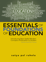 Essentials of Foundations of Education: Introducing New Useful Modern Concepts of Education to Student–Teachers Under B.Ed. Training