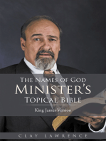 The Names of God Minister’S Topical Bible