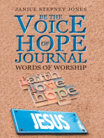 Be the Voice of Hope Journal: Words of Worship