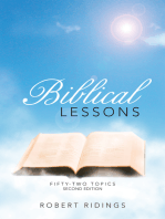 Biblical Lessons: Fifty-Two Topics