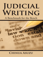 Judicial Writing: A Benchmark for the Bench