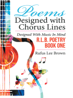 Poems Designed with Chorus Lines: Designed with Music in Mind