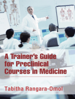 A Trainer’S Guide for Preclinical Courses in Medicine: Series I Introduction to Medicine