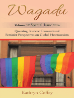 Wagadu: Queering Borders: Transnational Feminist Perspectives on Global Heterosexism