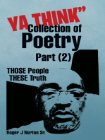 Ya Think” Collection of Poetry Part (2): Those People These Truth