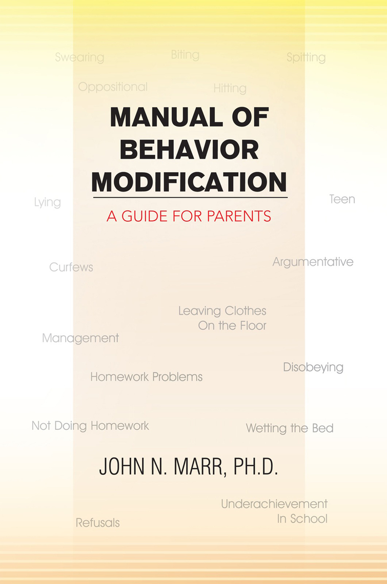 Manual of Behavior Modification by John N. Marr (Ebook) - Read free for ...