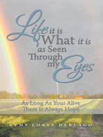 Life It Is What It Is as Seen Through My Eyes: As Long as Your Alive There Is Always Hope