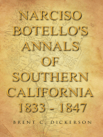 Narciso Botello's Annals of Southern California 1833 - 1847
