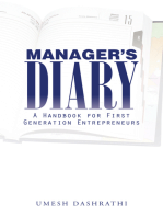 Manager’S Diary: A Handbook for First Generation Entrepreneurs