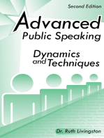 Advanced Public Speaking: Dynamics and Techniques