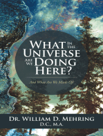 What in the Universe Are We Doing Here?: And What Are We Made Of?