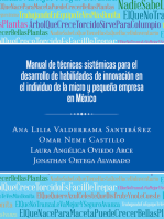 Manual De Técnicas Sistémicas Para El Desarrollo De Habilidades De Innovación En El Individuo De La Micro Y Pequeña Empresa En México