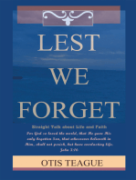 Lest We Forget