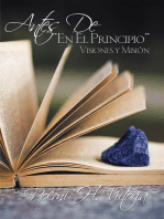 Antes De, “En El Principio”: Visiones Y Misión