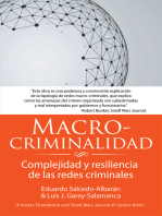 Macro-Criminalidad: Complejidad Y Resiliencia De Las Redes Criminales