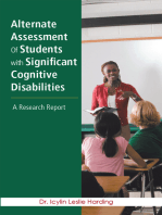 Alternate Assessment of Students with Significant Cognitive Disabilities: A Research Report