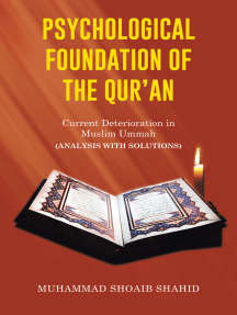 Psychological Foundation of the Qur'an Ii by Muhammad Shoaib ...