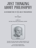 Just Thinking About Philosophy: An Introduction to the Great Philosophers