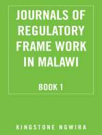 Journals of Regulatory Frame Work in Malawi: Book 1